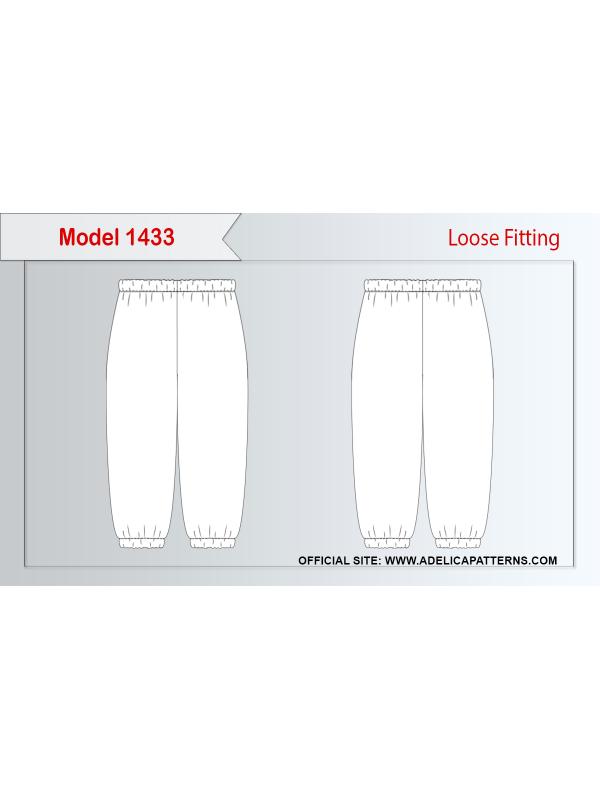 Capri Pants Sewing pattern PDF 1433 by Adelica Patterns
