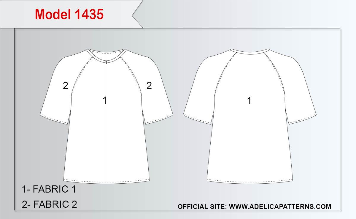 Plus size T-Shirt Sewing Pattern PDF