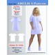 Adelica pattern 1506 Plus size Sleepshirt Nightgown Sewing Pattern Adelica pattern 1506 Plus size Sleepshirt Nightgown Sewing Pattern