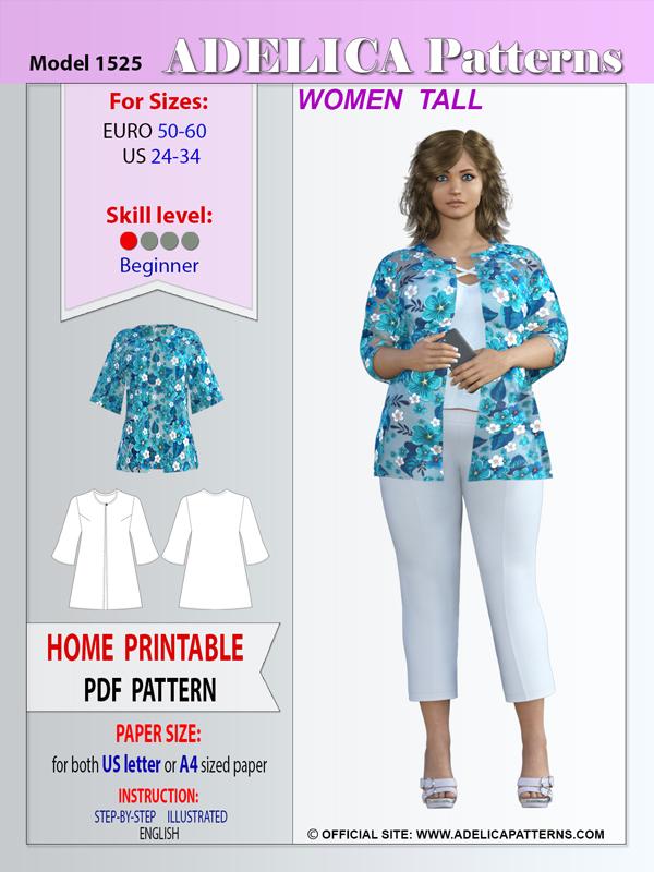 37+ Printable Plus Size Sewing Patterns - KaileKarolis