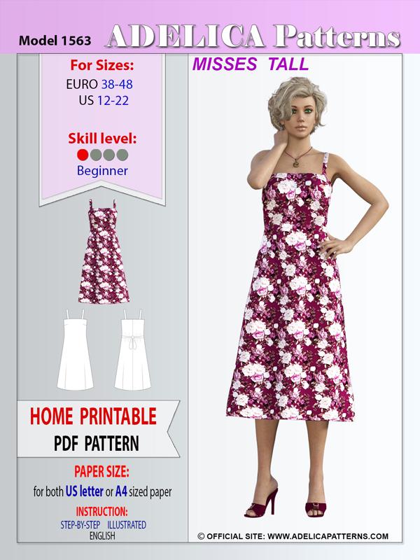 Sewing pattern dress PDF