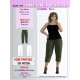 Adelica pattern 1578 Plus size Capri Pants Sewing Pattern Adelica pattern 1578 Plus size Capri Pants Sewing Pattern