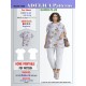 Adelica pattern 1600 Plus size tunic sewing pattern Adelica pattern 1600 Plus size tunic sewing pattern