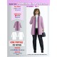 Adelica pattern 1618 Plus size cardigan Sewing pattern Adelica pattern 1618 Plus size cardigan Sewing pattern