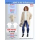 Adelica pattern 1623 Plus size cardigan sewing pattern Adelica pattern 1623 Plus size cardigan sewing pattern