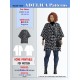 Adelica pattern 1624 Plus size Cardigan Poncho Sewing pattern Adelica pattern 1624 Plus size Cardigan Poncho Sewing pattern