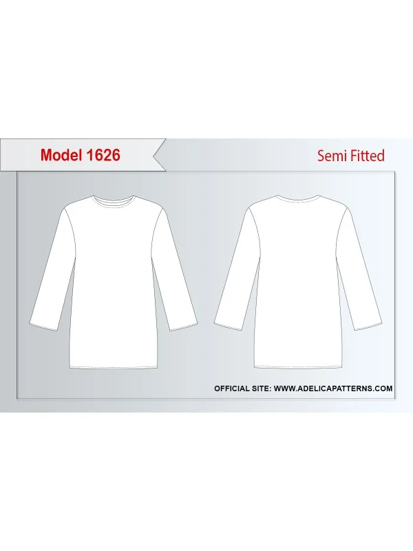 Adelica pattern 1626 Sweatshirt Sewing pattern Adelica pattern 1626 Sweatshirt Sewing pattern
