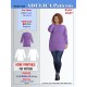 Adelica pattern 1626 Plus size sweatshirt sewing pattern Adelica pattern 1626 Plus size sweatshirt sewing pattern