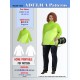 Adelica pattern 1632 Plus size Tunic Sweatshirt Sewing pattern Adelica pattern 1632 Plus size Tunic Sweatshirt Sewing pattern