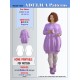 Adelica pattern 1633 Plus size Dress Sweatshirt Sewing pattern Adelica pattern 1633 Plus size Dress Sweatshirt Sewing pattern
