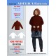 Adelica pattern 1636 Plus size sweatshirt sewing pattern Adelica pattern 1636 Plus size sweatshirt sewing pattern