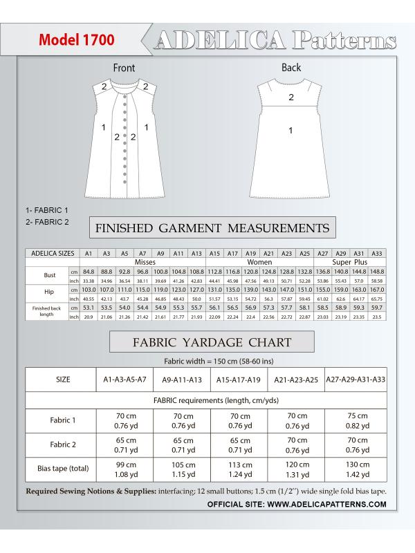 Blouse Top sewing pattern PDF