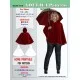 Adelica pattern 1710 Plus size Poncho Cape Sewing pattern Adelica pattern 1710 Plus size Poncho Cape Sewing pattern
